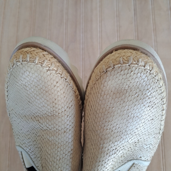 Donald J. Pliner Millie Leather Luxury Platform Sole Snakeskin Slip On Loafers - Picture 4 of 10